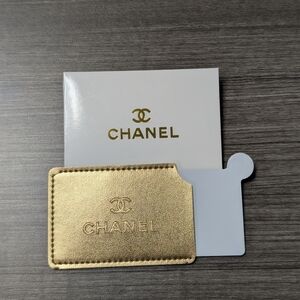 Chanel Gold Mirror / Card Holder New